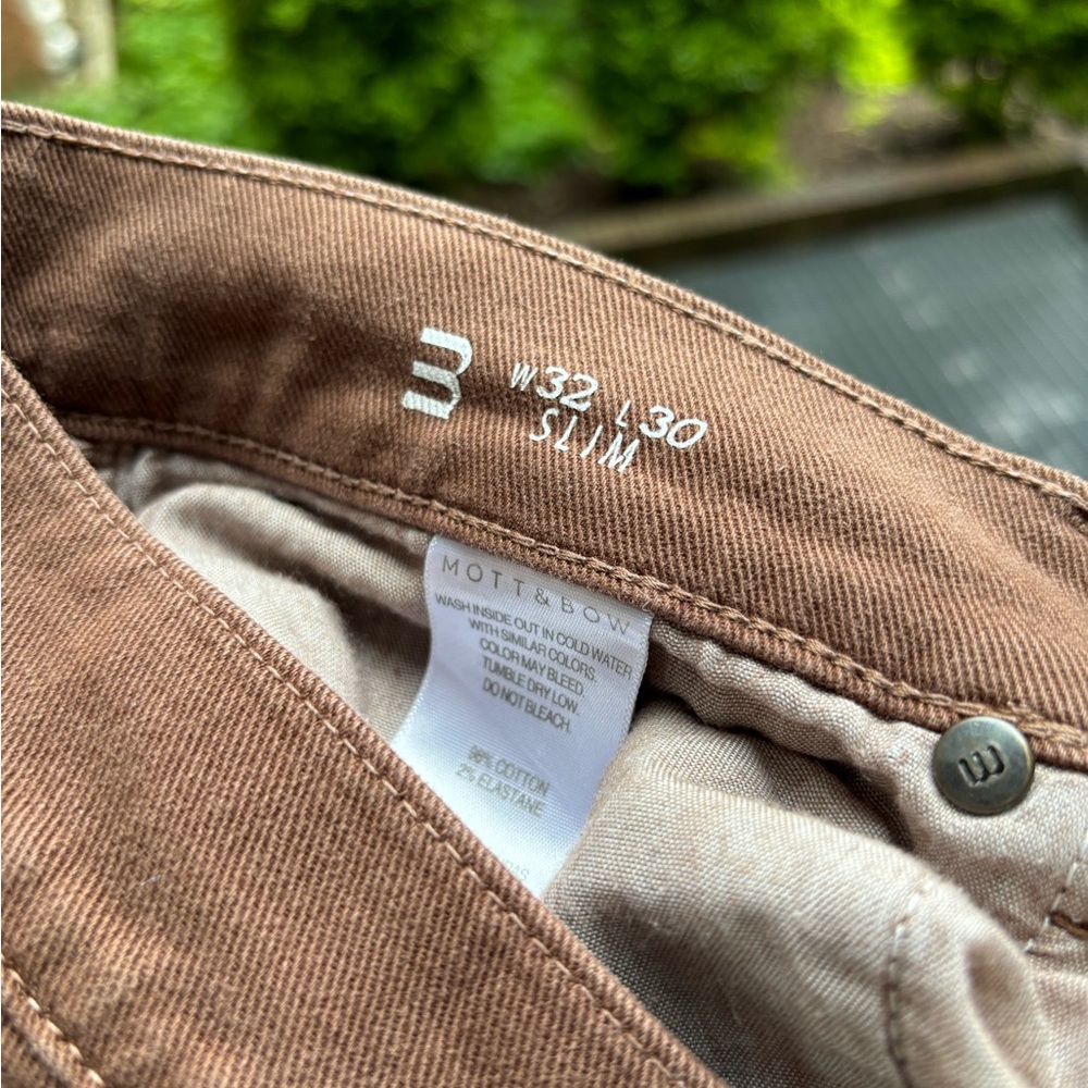 Mott & Bow Slim Mercer Jeans in Clay - Picture 8 of 8